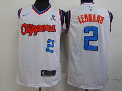 科懷·雷納德(Kawhi Leonard) NBA洛杉磯快艇隊 熱轉印款式 城市版 球衣 2號
