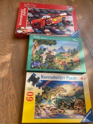 RV 拼圖 Ravensburger puzzle 恐龍 cars 二手 每盒200