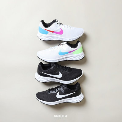 NIKE REVOLUTION SE 6 白綠藍 黑白 輕量 慢跑鞋【FJ1049-100】【DC3728-003】