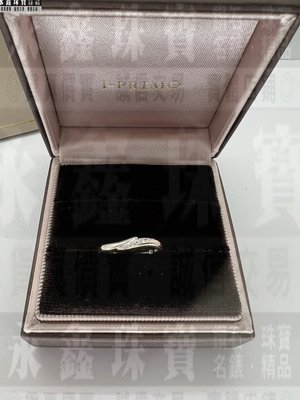 日本 I-PRIMO 0.03ct雙色鑽戒 PT950 n1012-02
