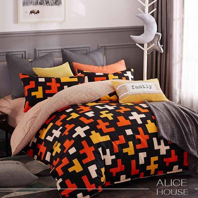 ALICE愛利斯-普羅旺斯*╮☆3M吸濕排汗頂級全鋪棉_兩用被床包組.雙人加大四件式