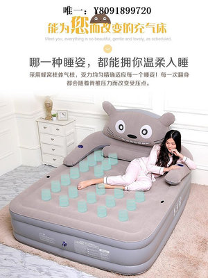充氣床曼芙雅龍貓氣墊床家用雙人充氣床墊打地鋪懶人戶外帳篷單人充氣床氣墊床