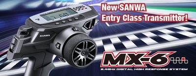 現貨 Sanwa MX-6 2.4g 槍控+RX-391W 防水接收器 MX6 中文說明書 (MX-V升級版)