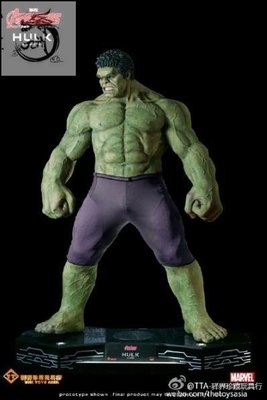 sideshow TTA 1:1 復仇者聯盟正版浩克hulk綠巨人雕像現貨   【小陽網路店】