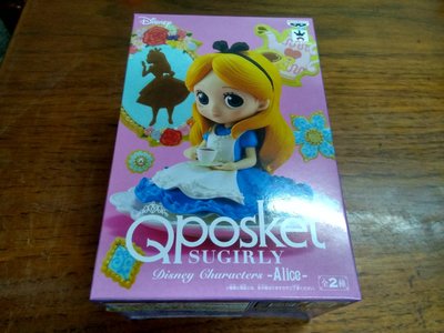 現貨 日版 景品 Q-POSKET QPOSKET SUGIRLY 迪士尼 愛麗絲 下午茶 單售 A款 原色版