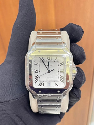 【時光鐘錶公司】 CARTIER 卡地亞 三度士錶款 SANTOS DE CARTIER腕錶 WSSA0018
