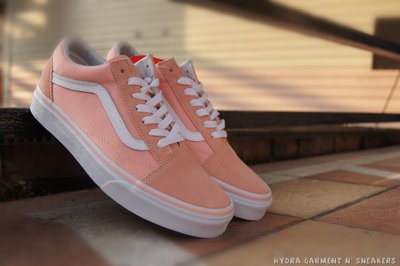 【HYDRA】全新現貨 VANS OLD SKOOL 基本款 粉紅 粉膚色 白線 國外限定 女鞋 滑板鞋【8G1NRU】