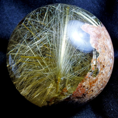 鈦晶球21 – 50.7mm。太陽花。清透漂亮。珍藏水晶