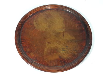 [銀九藝] 早期 日本 手工木雕 木盤 茶盤 (suii)