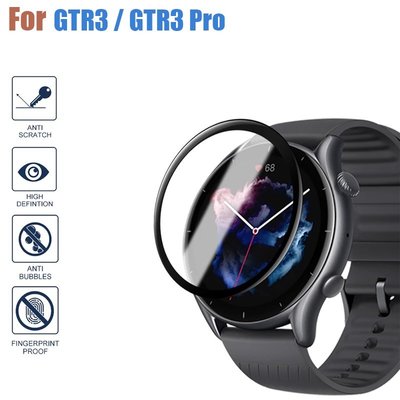 適用於華米 Amazfit GTR3 GTR-3 Pro GTR2 GTR 2e 屏幕保護膜智能手錶全覆蓋高清軟玻璃貼膜