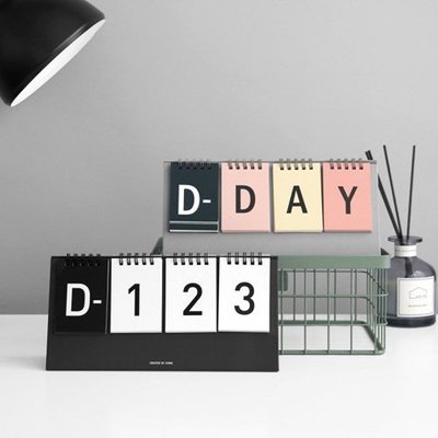 ❅PAVEE❅ 韓國iconic~ D-Day Calendar 倒數計時 天數計算桌曆/萬年月曆日曆