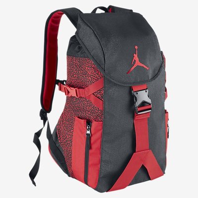 全新 Nike Jordan Jumpman 爆裂文 三代 AJ MJ NBA 紅黑 芝加哥 休閒 運動 後背包