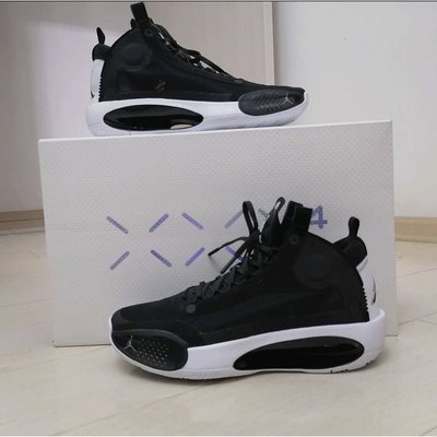 【正品】Air Jordan 34 Eclipse AJ34 黑白 籃球 AR3240-001潮鞋