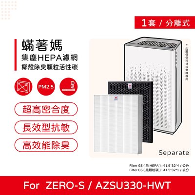 一套兩入免運 顆粒碳 副廠 螨著媽 適用 Winix Zero-S AZSU330-HWT 空氣清淨機