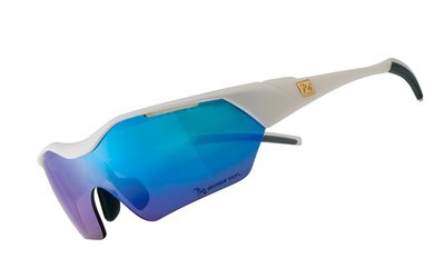 《Fashion-Eyes》720armou運動太陽眼鏡 Hitman T948B2-35偏光彩色藍鍍膜 自行車 路跑