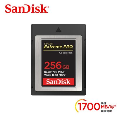 《Sunlink》SanDisk Extreme Pro CFexpress 256GB 1700MB/S (公司貨)