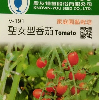 番茄【滿790免運費】聖女型番茄 農友種苗 蔬菜種子 每包約20粒 保證新鮮種子