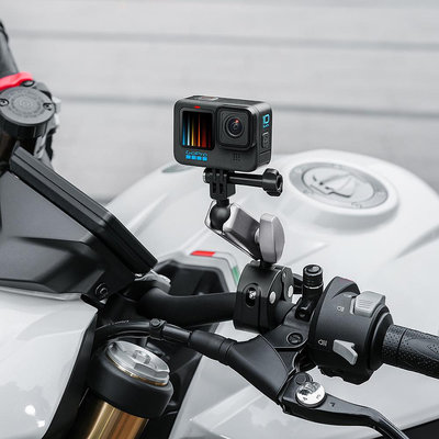 GoPro配件 運動相機支架騎行支架Insta360X3自行車摩托車把手支架