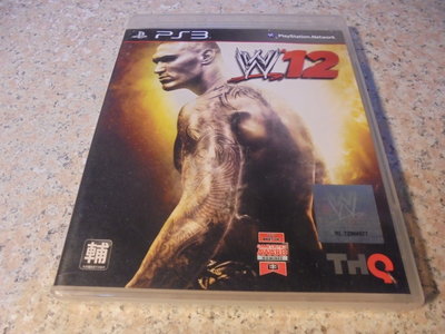PS3 WWE12 激爆職業摔角12 亞英版 直購價500元 桃園《蝦米小鋪》