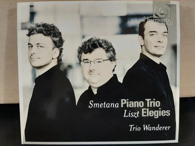 Trio Wanderer,Smetana-P.trio,Liszt-Elegies,流浪者三重奏，演繹史麥塔納-鋼琴三重奏，李斯特-哀歌，如新。