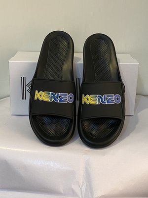 全新 Kenzo  logo slides 涼拖鞋  40號&amp;42號  現貨