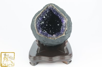 烏拉圭紫水晶洞  淨重:4.7kg 洞深:9cm【吉祥水晶專賣店】編號BN30