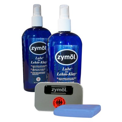 Zymol Lehm Klay III Paintwork Cleaner Kit 潤滑液*2 +黏土套組 含運