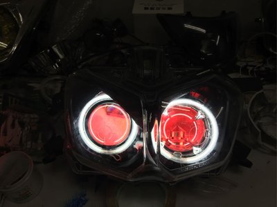 Bwsr 2.5吋魚眼燈具 含線組 光圈 hid 整套7500