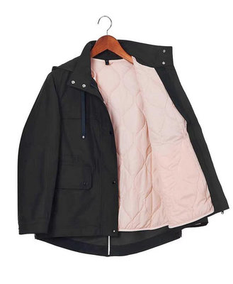 BEFE時尚精品 出口韓國 皇冠同款 90%白鵝絨 羽絨衝鋒外套 兩件式可拆A11251 特價
