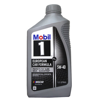 【易油網】【缺貨】MOBIL 1 EUROPEAN CAR FORMULA FSx2 5W40 全合成機油