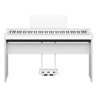 《藝苑樂器》YAMAHA數位鋼琴P-225WH(白色)(套裝，含腳架/三支踏板組/琴椅)