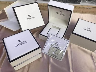 Suki~ 原版 Chanel 白色 皮內裡 手錶盒 配件套裝 卡片 說明書