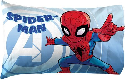 預購 美國帶回 Marvel Spiderman 漫威 英雄 蜘蛛人 鋼鐵人 雙面 枕頭套 一個 材質柔軟 粉絲最愛