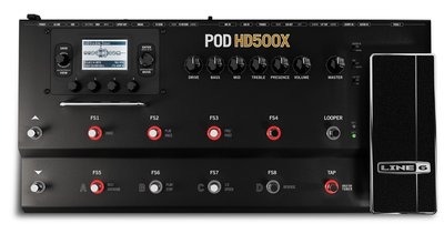 【金聲樂器】全新 Line 6 POD HD500X 電吉他綜合效果器 專業錄音練團表演專用