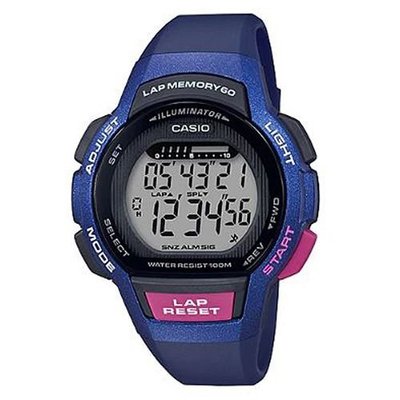 CASIO   運動女孩運動錶-藍(LWS-1000H-2A)