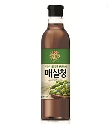 匯盈一館~韓國進口白雪牌梅子醬1025g~醬燒梅子雞，蔥燒梅子排骨醬汁調味料~現貨