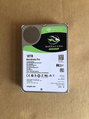 希捷 Seagate BarraCuda 梭魚 10TB 3.5吋 SATA3.0 SATAIII 內接硬碟