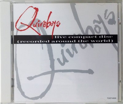 Quireboys - Live Compact Disc 無IFPI 二手日版
