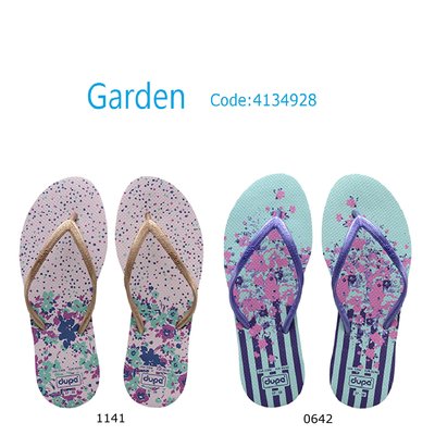 女拖鞋 dupe' Garden 系列 巴西橡膠人字拖/夾腳拖鞋