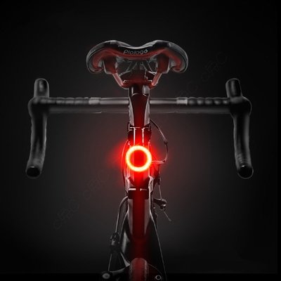 全新自行車LED輕量化破風尾燈：「圓形 愛心 骨頭」防水扁座管單車燈 ISP水滴管警示燈 腳踏車刀型管後燈 USB充電燈