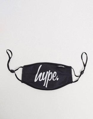 潮牌口罩【歐洲空運】Hype 黑色 口罩 可水洗 布口罩 可調節綁帶 非 醫療