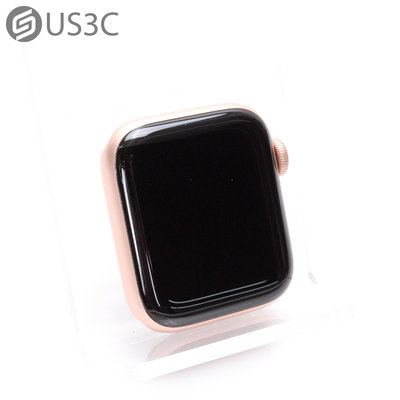 【US3C-台南店】【一元起標】Apple Watch 4 40mm GPS 金色 鋁金屬邊框 環境光度感測器 防水50公尺 二手智慧手錶