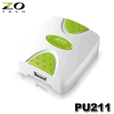 【MR3C】含稅附發票 ZO TECH 零壹 PU211 單埠 企業級高速印表伺服器(USB 2.0)