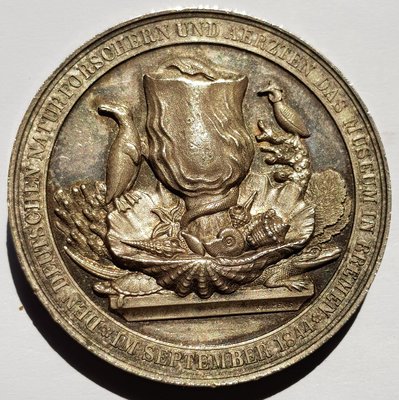 德國銀章1844 Germany Bremen Museum Silver Medal.