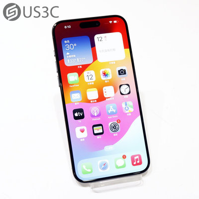 【US3C-青海店】【福利品】台灣公司貨 Apple iPhone 15 Pro Max 256G 藍色鈦金屬 6.1吋 OLED 原廠保固內 二手5G手機