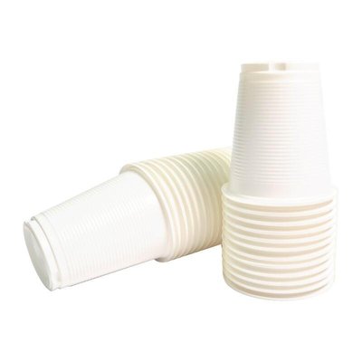 (限宅)一次性免洗杯 塑膠杯 PP杯 免洗塑膠杯 白色塑膠杯 一次性杯子【GL365】 久林批發