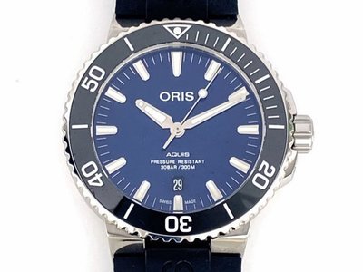 【JDPS 久大御典品 / 名錶專賣】ORIS 豪利時錶 Aquis系列 43.5mm 自動膠帶 附盒證 編號S5940