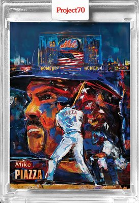 Topps Project70 Card 535 - 2001 Mike Piazza by Andrew Thiele