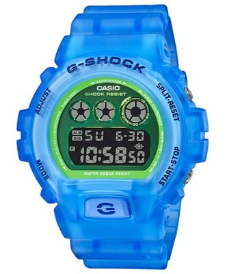【天龜】CASIO G-SHOCK 半透明螢光流行腕錶 DW-6900LS-2