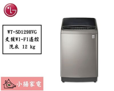 【小揚家電】LG 直立式洗衣機 WT-SD129HVG 另售 WT-D179VG WT-D179SG